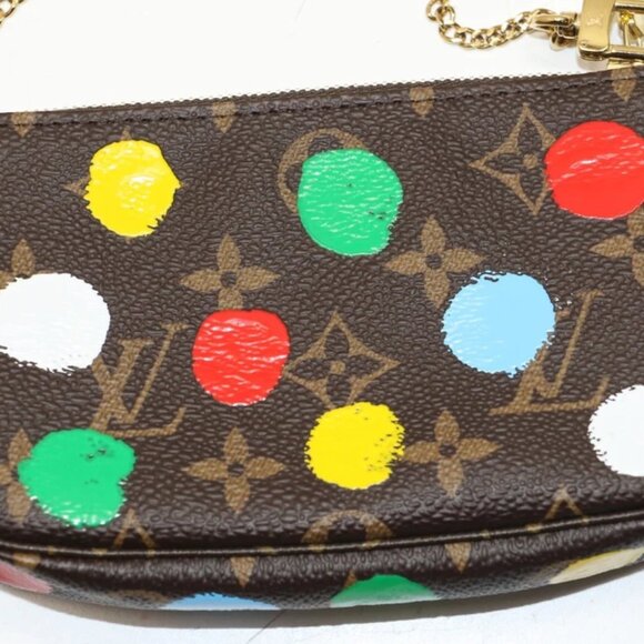 Louis Vuitton Mini Pochette Accessoires Yayoi Kusama Painted Dots Monogram - Picture 15 of 15